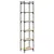 Produktbild 6 för Bokhylla 6 hyllplan sonoma-ek 40x30x188 cm konstruerat trä