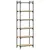 Produktbild 6 för Bokhylla 6 hyllplan sonoma-ek 60x30x188 cm konstruerat trä