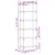 Produktbild 9 för Bokhylla 6 hyllplan rökfärgad ek 60x30x188 cm konstruerat trä