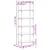 Produktbild 9 för Bokhylla 6 hyllplan brun ek 60x30x188 cm konstruerat trä
