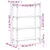 Produktbild 9 för Bokhylla 4 hyllplan svart 80x30x120 cm konstruerat trä