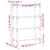 Produktbild 9 för Bokhylla 4 hyllplan rökfärgad ek 80x30x120 cm konstruerat trä