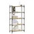 Produktbild 3 för Bokhylla 5 hyllplan sonoma-ek 80x30x154 cm konstruerat trä