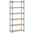 Produktbild 2 för Bokhylla 6 hyllplan sonoma-ek 80x30x188 cm konstruerat trä