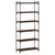 Produktbild 2 för Bokhylla 6 hyllplan rökfärgad ek 80x30x188 cm konstruerat trä