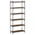 Produktbild 6 för Bokhylla 6 hyllplan brun ek 80x30x188 cm konstruerat trä