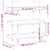 Produktbild 9 för Bokhylla 3 hyllplan svart 100x33x108,5 cm konstruerat trä