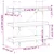 Produktbild 9 för Bokhylla 3 hyllplan grå sonoma 100x33x108,5 cm konstruerat trä