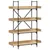 Produktbild 2 för Bokhylla 4 hyllplan sonoma-ek 100x33x145,5 cm konstruerat trä