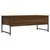 Produktbild 8 för Soffbord brun ek 101x49x39,5 cm konstruerat trä