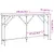 Produktbild 9 för Avlastningsbord sonoma ek 140x23x75 cm konstruerat trä