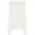 Produktbild 5 för Skobänk vit 160x28x45 cm massiv furu