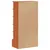 Produktbild 6 för Skohylla vaxad brun 52x30x104 cm massiv furu