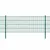Produktbild 2 för Staketstolpar 20 st grön 130 cm galvaniserat stål