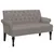 Produktbild 2 för Bänk med ryggstöd taupe 120x62x75,5 cm blå
