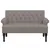 Produktbild 3 för Bänk med ryggstöd taupe 120x62x75,5 cm blå