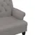 Produktbild 6 för Bänk med ryggstöd taupe 120x62x75,5 cm blå