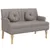 Produktbild 2 för Bänk med dynor taupe 113x64,5x75,5 cm tyg