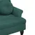 Produktbild 7 för Bänk med kuddar mörkgrön 120,5x65x75 cm sammet