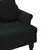 Produktbild 6 för Bänk med kuddar svart 120,5x65x75 cm sammet