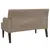 Produktbild 5 för Bänk med ryggstöd cappuccino 112x65,5x75 cm konstläder