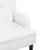 Produktbild 6 för Bänk med ryggstöd vit 112x65,5x75 cm konstläder