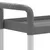Produktbild 7 för Rullvagn 3 våningar grå 77x34x72 cm aluminium