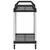 Produktbild 5 för Rullvagn 2 nivåer svart 99x50x97 cm aluminium