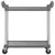 Produktbild 4 för Rullvagn 2 våningar grå 99x50x97 cm aluminium