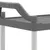 Produktbild 7 för Rullvagn 2 våningar grå 81x41x92 cm aluminium