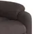 Produktbild 9 för Massagefåtölj mörkbrun tyg