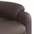 Produktbild 8 för Reclinerfåtölj brun konstläder