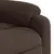 Produktbild 8 för Reclinerfåtölj brun mikrofibertyg