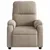 Produktbild 6 för Reclinerfåtölj taupe mikrofibertyg