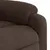 Produktbild 10 för Massagefåtölj brun mikrofibertyg