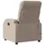 Produktbild 4 för Massagefåtölj taupe mikrofibertyg