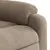 Produktbild 9 för Massagefåtölj taupe mikrofibertyg