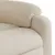 Produktbild 9 för Massagefåtölj beige mikrofibertyg