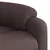Produktbild 9 för Massagefåtölj mörkbrun tyg