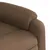 Produktbild 9 för Massagefåtölj brun tyg