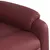 Produktbild 9 för Massagefåtölj vinröd konstläder