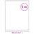Produktbild 9 för Möbeldekaler självhäftande matt vit 90x500 cm PVC