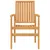 Produktbild 4 för Stapelbara trädgårdsstolar 4 st 56,5x57,5x91 cm massiv teak