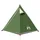 Campingtält 2 personer grön 267x154x117 cm 185T taft