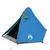 Produktbild 2 för Campingtält 2 personer blå 267x154x117 cm 185T taft