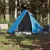 Produktbild 3 för Campingtält 2 personer blå 267x154x117 cm 185T taft