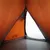 Produktbild 9 för Campingtält 2 Personer grå & orange 267x154x117 cm 185T taft