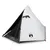 Produktbild 2 för Campingtält 2 personer vit 267x154x117 cm 185T taft