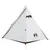Produktbild 6 för Campingtält 2 personer vit 267x154x117 cm 185T taft