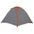 Produktbild 8 för Campingtält 2 Personer grå & orange 224x248x118 cm 185T taft